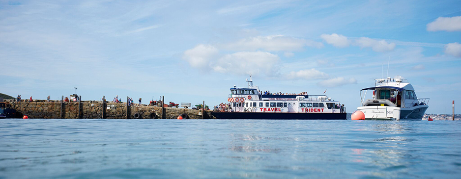 Trident Ferry Arrival